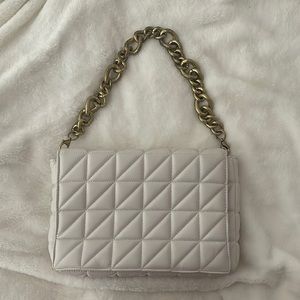 Zara Quilted Shoulder Bag